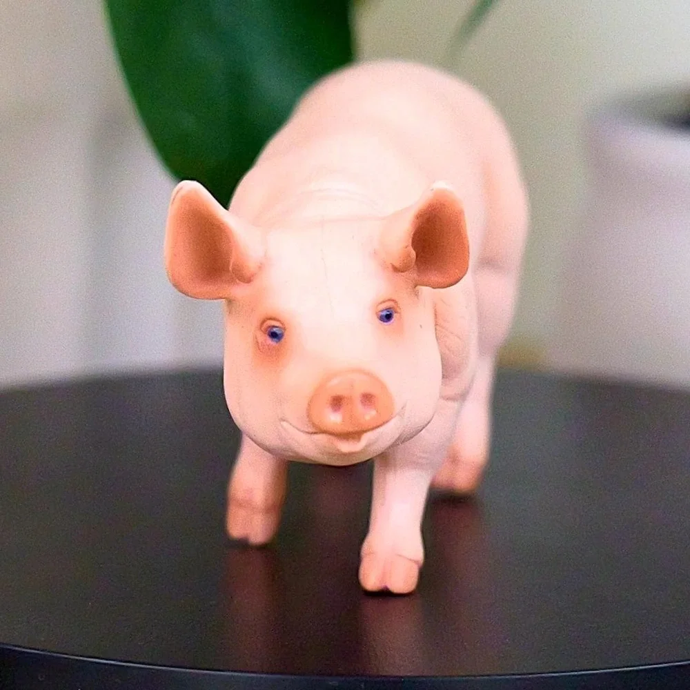 Boar Pig Figure - Hand‎ Painted & Collectible Farm Animal Toy Figurine - Papo